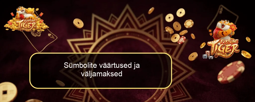 Sümbolite väärtused ja väljamaksed